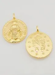 Wonderdadige Medaille 18 Karaats Verguld - 28mm