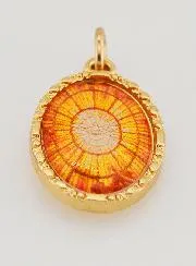Medaille met Gedraaide Rand 25mm - Heilige Geest