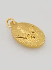 Medaillon met Gedraaide Rand 25 mm - Heilige Expeditus