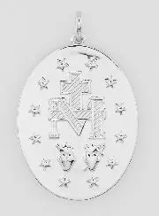 Gerhodineerde Wonderdadige Medaille - 30 mm