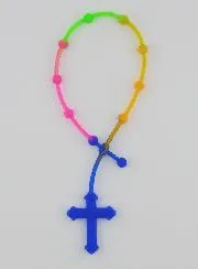 Tientje Armband Kind Fluorescerend Bont