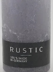 Decoratieve Kaars Rustic 38 uur - Grijs