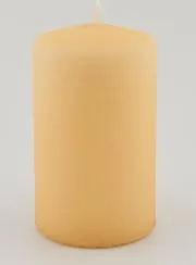 Decoratieve Kaars Mat Fluweel - Crème