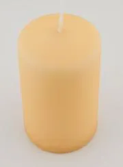 Decoratieve Kaars Mat Fluweel - Crème