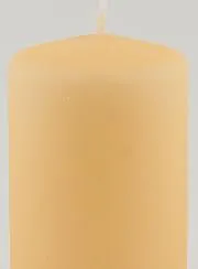 Decoratieve Kaars Mat Fluweel - Crème