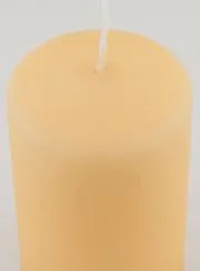 Decoratieve Kaars Mat Fluweel - Crème
