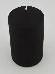 Decoratieve Kaars Mat Fluweel - Zwart