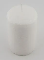Decoratieve Kaars met Ijs-Effect - Wit