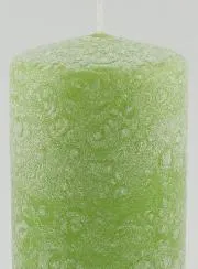 Kerstkaars met Ijs-Effect - Groen