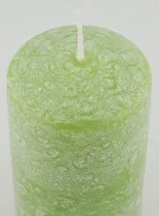 Kerstkaars met Ijs-Effect - Groen