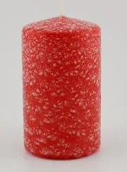 Sierkaars met Ijs-Effect - Rood