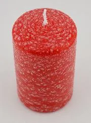 Sierkaars met Ijs-Effect - Rood