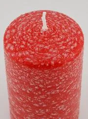 Sierkaars met Ijs-Effect - Rood