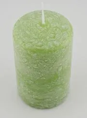 Decoratieve Kaars met Ijs-Effect - Groen
