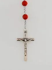 Rozenkrans met de Wonderdadige Medaille - Rood