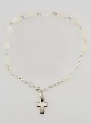 Tientje Armband van Parelmoer - Ovale Kralen