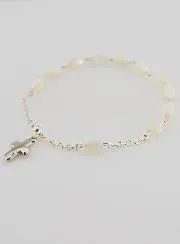 Tientje Armband van Parelmoer - Ovale Kralen