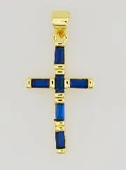 Kruis Hanger Blauw - 23 mm