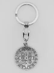 Sleutelhanger met Medaille van Sint Benedictus