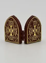 Mini Tweeluik Icoon - Maria Wonderdadige en Sint Michaël