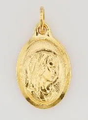 Medaillon Maagd Maria in Profiel - 25 mm