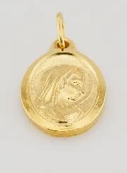 Medaillon Maagd Maria in Profiel - 25 mm
