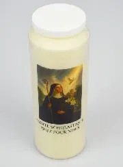 Noveenkaars voor de Heilige Scholastica