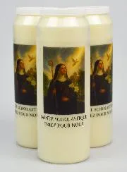 Set 3 Noveenkaarsen tot de Heilige Scholastica