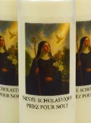 Set 3 Noveenkaarsen tot de Heilige Scholastica