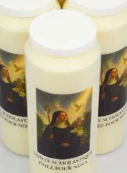Set 6 Noveenkaarsen tot de Heilige Scholastica