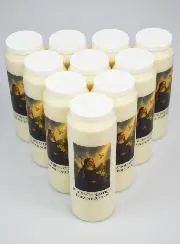 Set 10 Noveenkaarsen tot de Heilige Scholastica