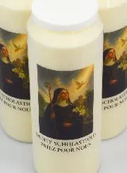 Set 10 Noveenkaarsen tot de Heilige Scholastica