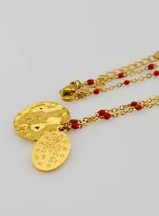 Religieuze Ketting met Kralen en Wonderdadige Medaille