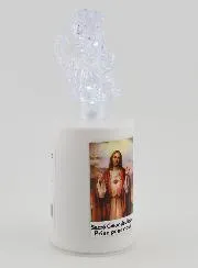 LED-kerkkaars Heilig Hart van Jezus - 60 dagen