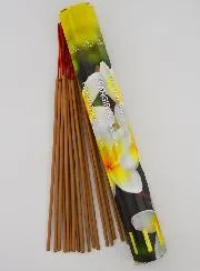 Wierookstokjes Frangipani 30g - Zonder Houtskool