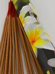 Wierookstokjes Frangipani 30g - Zonder Houtskool