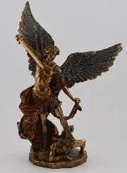 Religieus Beeld van de Aartsengel Michaël van Brons - 20cm