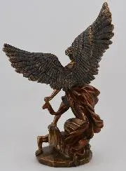 Religieus Beeld van de Aartsengel Michaël van Brons - 20cm