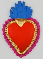 Kleurrijke Ex-Voto Wanddecoratie - 11cm