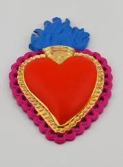 Kleurrijke Ex-Voto Wanddecoratie - 11cm