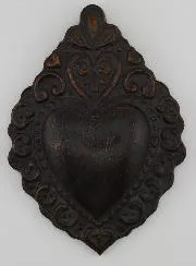 Ex Voto Wanddecoratie Zwart en Brons - 15cm