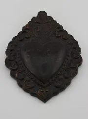 Ex Voto Wanddecoratie Zwart en Brons - 15cm