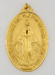 Goudkleurige Wonderdadige Medaille - 28mm