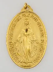 Wonderdadige Medaille van Goudkleurig Roestvrij Staal - 40 mm