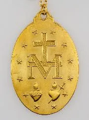 Collier Wonderdadige Medaille Goudkleurig - 40mm