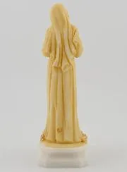 Beeld van de Heilige Rita van Beschilderd Albast - 12cm