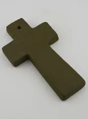 Kruis van Keramiek met Engel van Genezing - 15cm