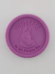 Zeep met Biologische Ezelinnenmelk en Viooltjes - 100g