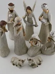 Volledige Kerstkribbe met 11 Beelden