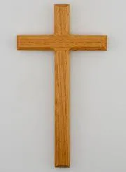 Kruisbeeld van Natuurlijk Eikenhout - 18cm